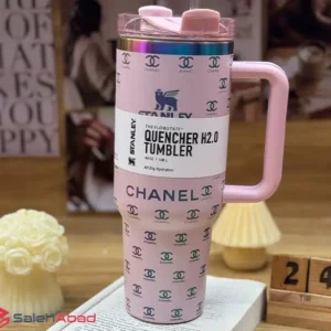 فروش عمده تراول ماگ طرح CHANEL استنلی