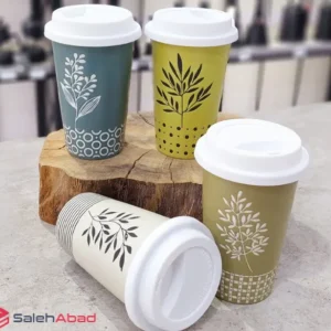 فروش عمده تراول ماگ سرامیکی طرح برگ