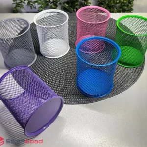 فروش عمده جاقلمی رومیزی فلزی توری رنگی