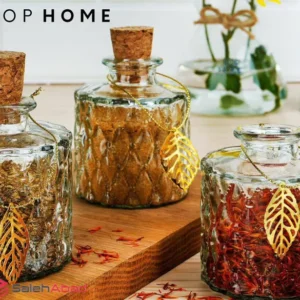 فروش عمده شیشه زعفران درب چوب پنبه