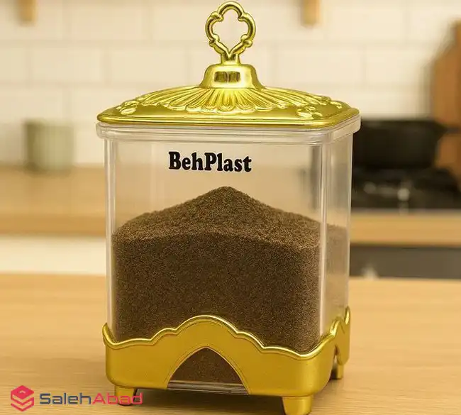 فروش عمده بانکه جا ادویه ای مکعبی BEHPLAST
