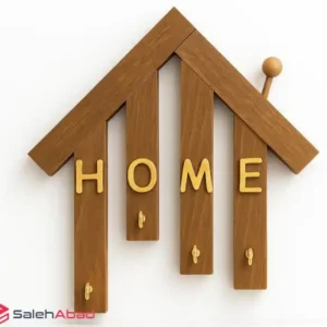 فروش عمده جاکلیدی چوبی دیواری کلبه HOME