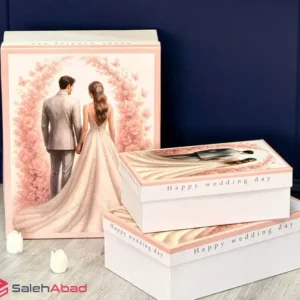 فروش عمده جعبه کادویی طرح عروس و داماد