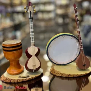 فروش عمده ماکت دکوری مدل سه تار و دف