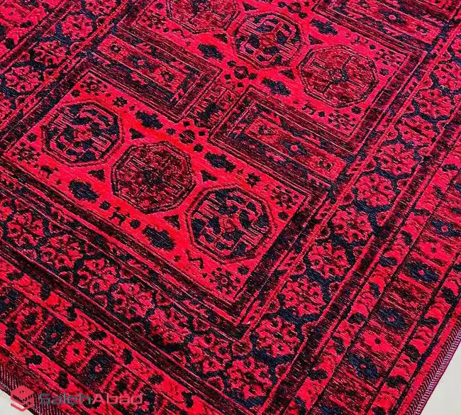 فروش عمده روفرشی مخمل قرمز دورو یزد