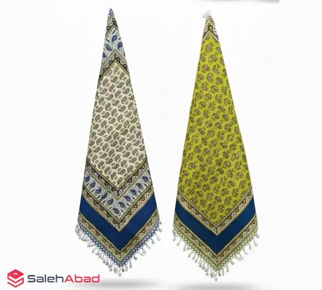 فروش عمده رومیزی پارچه ای طرح قلم کاری