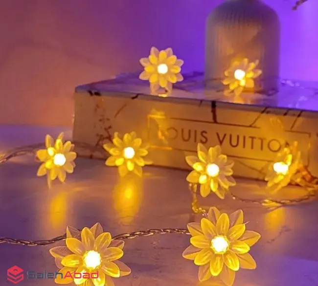 فروش عمده ریسه ال ای دی طرح گل لوتوس