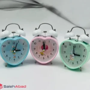 فروش عمده ساعت رومیزی شماطه دار قلبی
