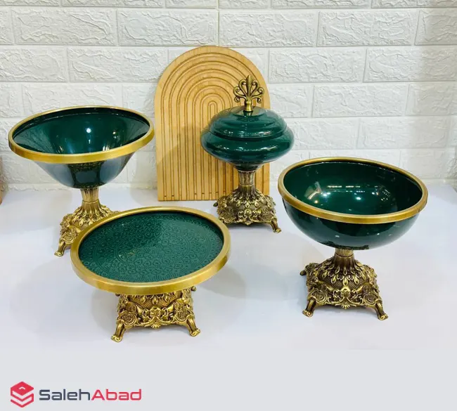فروش عمده ظروف پذیرایی پایه آلومینیومی