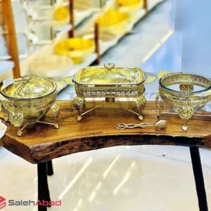 فروش عمده ست سوفله خوری 3 عددی دیانا