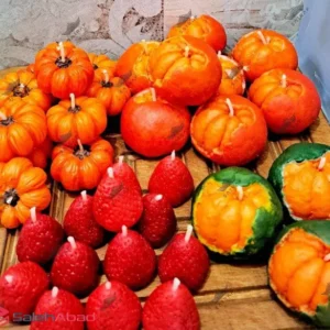 فروش عمده شمع دست ساز طرح میوه