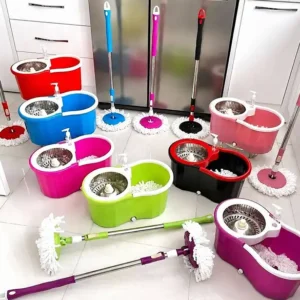 طی سطلی چرخشی سبد استیل Magic Mop