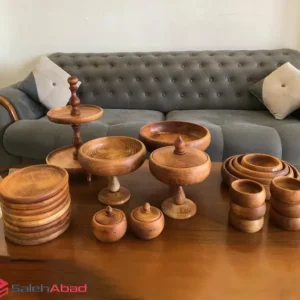 فروش عمده سرویس پذیرایی چوبی گرد