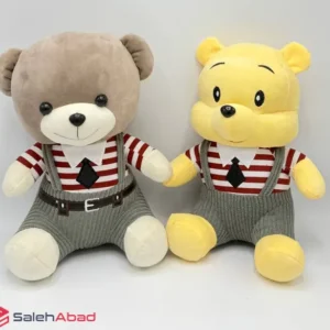 فروش عمده عروسک پولیشی خرس کراواتی