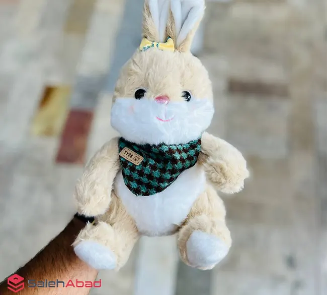 فروش عمده عروسک خرگوش با دستمال گردنی