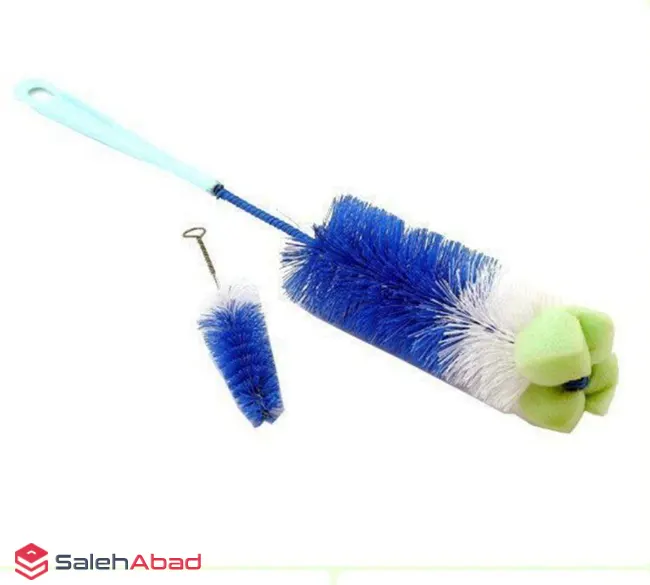 فروش عمده برس شستشوی بطری ابر دار 2 عددی