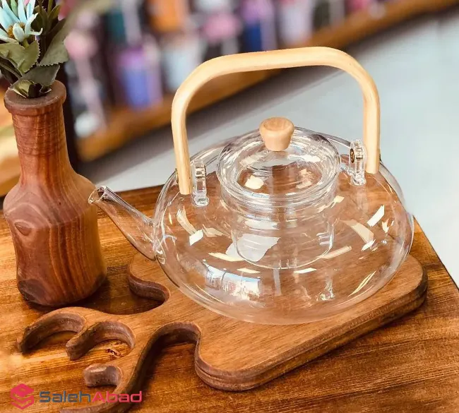 فروش عمده قوری پیرکس بیضی 1000 میل