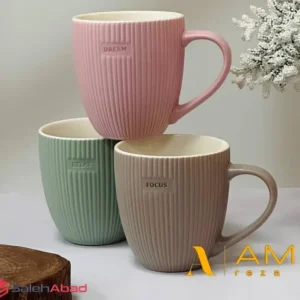 فروش عمده ماگ شیار دار طرح تکست