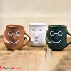 فروش عمده ماگ سرامیکی طرح آدمک 6 عددی