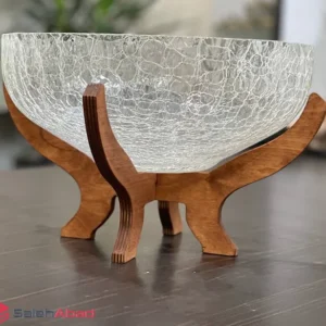فروش عمده میوه خوری آبگز پایه چوبی گرد