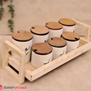 فروش عمده استند پاسماوری چوبی یک طبقه