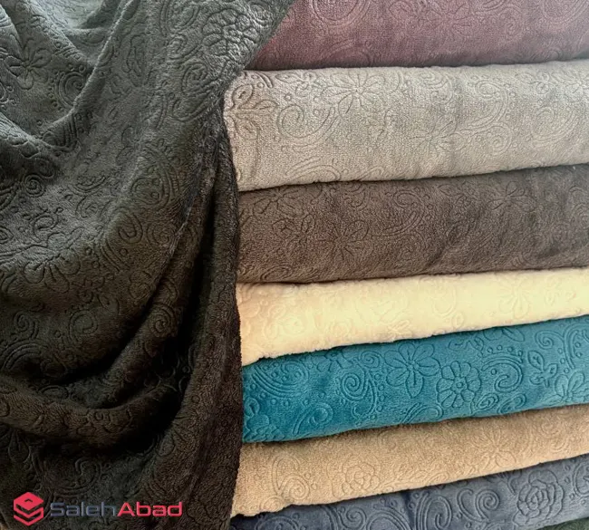 فروش عمده پتو مسافرتی مخمل طرح گلدار