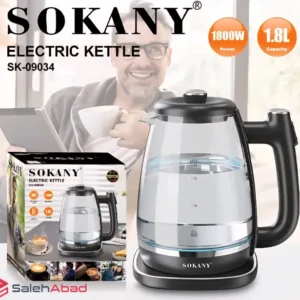 فروش عمده کتری برقی پیرکس سوکانی مدل SK-09034