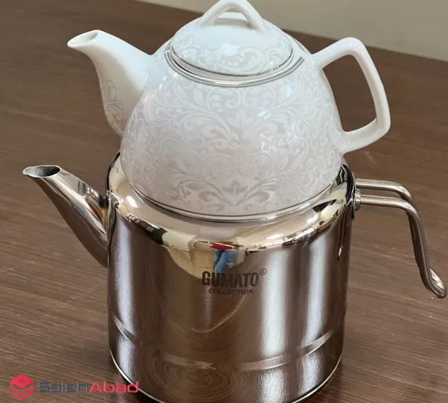 فروش عمده ست کتری و قوری لوله دار GUMATO