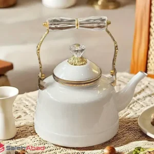 فروش عمده کتری لعابی درب الماسی 2.5 لیتر