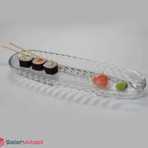 فروش عمده رولت خوری شیشه ای بیضی سانتا