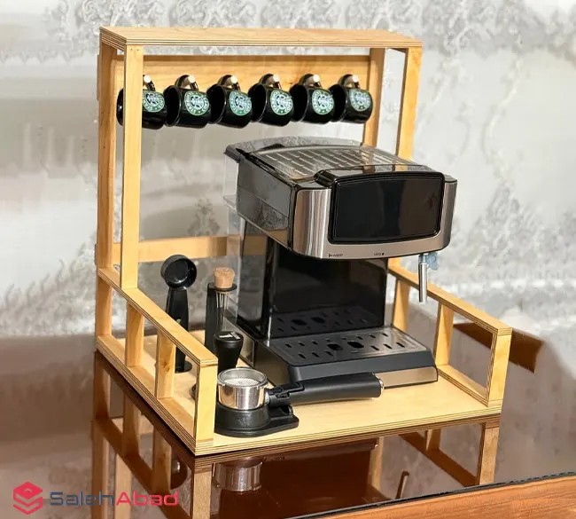 فروش عمده استند چوبی اسپرسو آویز دار
