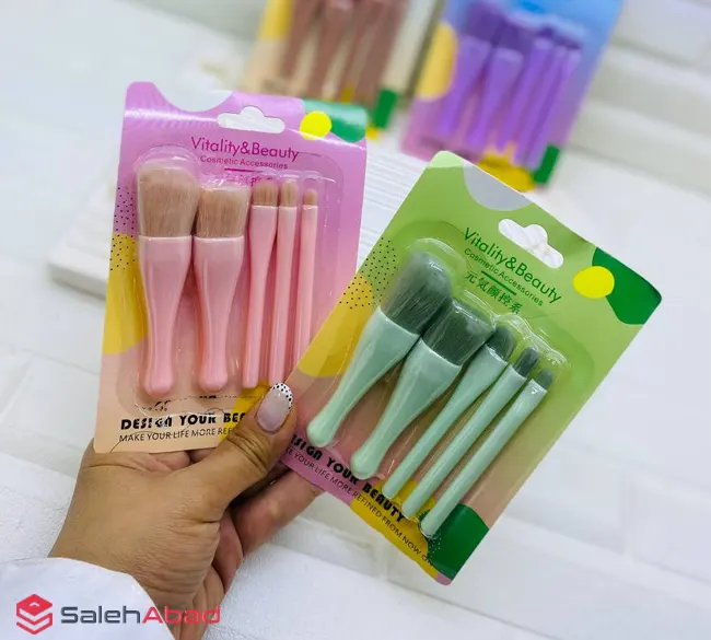فروش عمده ست براش آرایشی 5 تکه VITALITY BEAUTY