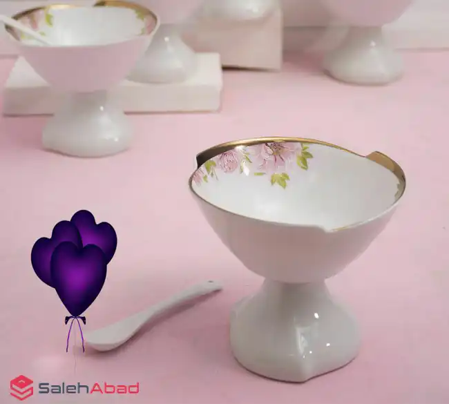 فروش عمده بستنی خوری چینی قاشق دار