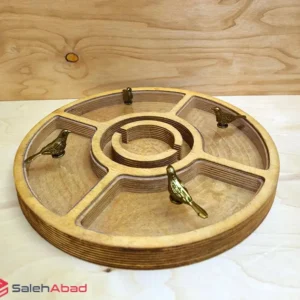 فروش عمده جعبه پذیرایی چوبی وارمردار طرح پرنده