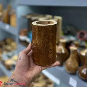 فروش عمده جا قلمی چوبی طرح تنه درخت