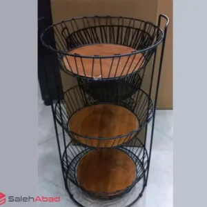 فروش عمده جا پیاز سیب زمینی گرد کف چوبی