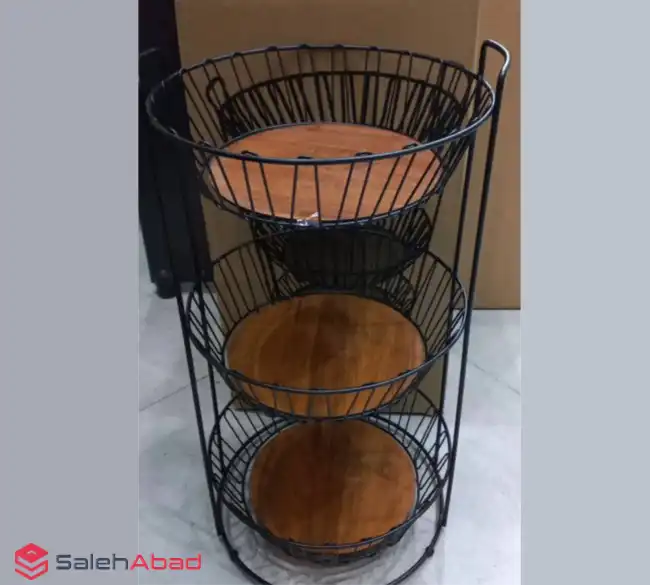 فروش عمده جا پیاز سیب زمینی گرد کف چوبی