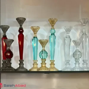 فروش عمده جاشمعی کریستال گوی دار 3 سایز