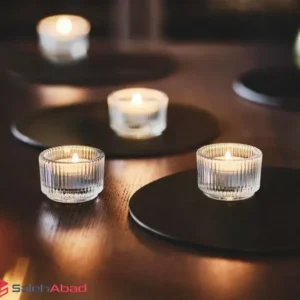 فروش عمده جاشمعی وارمری شیشه ای ایکیا