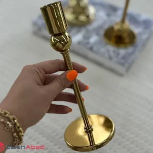 فروش عمده جاشمعی فلزی گوی دار دو عددی
