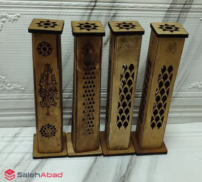 فروش عمده جاعودی چوبی ایستاده طرح دار