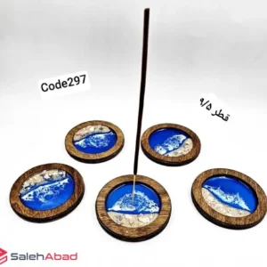 فروش عمده جاعودی گرد چوبی طرح دریا