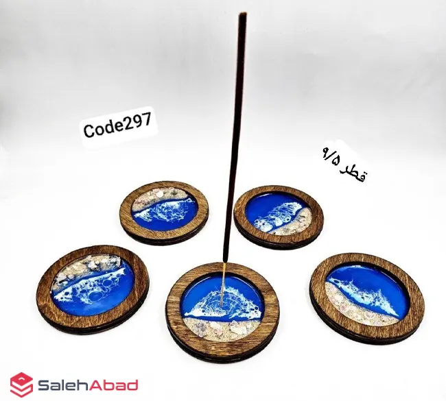فروش عمده جاعودی گرد چوبی طرح دریا