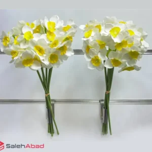 فروش عمده دسته گل نرگس مصنوعی 6 شاخه