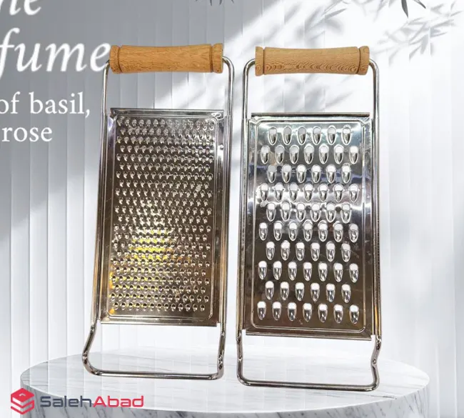 فروش عمده رنده استیل تخت دسته چوبی