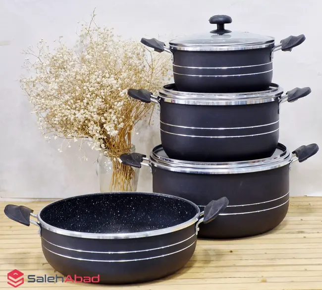 فروش عمده سرویس قابلمه 7 پارچه PARHOON