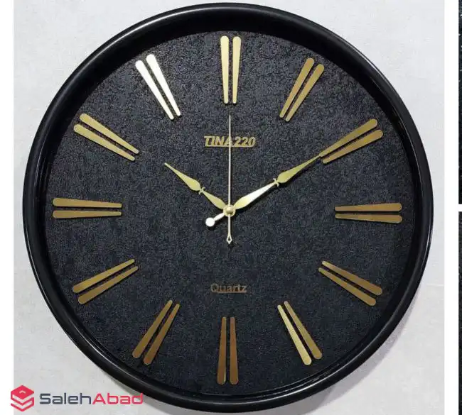 فروش عمده ساعت دیواری پلاستیکی گرد TINA219