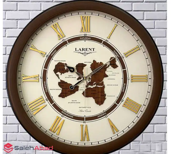 فروش عمده ساعت دیواری گرد لارنت