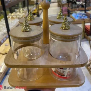 فروش عمده جاادویه پیرکس طرح کاج 4 تایی