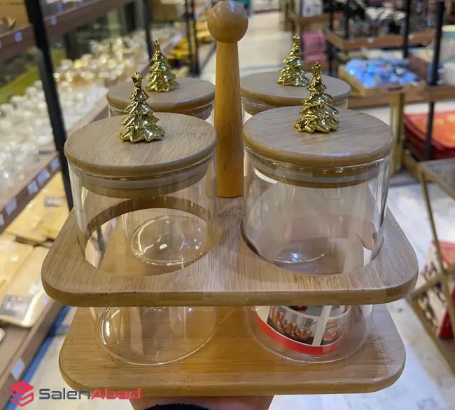 فروش عمده جاادویه پیرکس طرح کاج 4 تایی